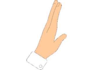 Sticker Custom Preview Image #067500 Hands Hands Alone Sign Language06