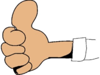 Sticker Custom Preview Image #067536 Hands Hands Alone Thumbs Up13