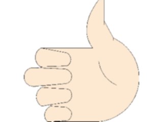 Sticker Custom Preview Image #067541 Hands Hands Alone Thumbs Up18