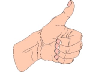 Sticker Custom Preview Image #067543 Hands Hands Alone Thumbs Up20