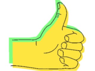 Sticker Custom Preview Image #067545 Hands Hands Alone Thumbs Up22