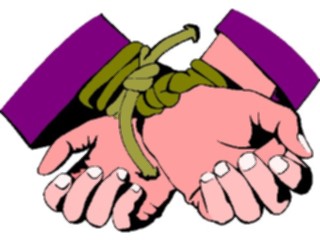 Sticker Custom Preview Image #067546 Hands Hands Alone Tied Up