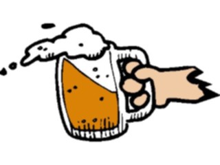 Sticker Custom Preview Image #067563 Hands Handswith Objects Beer Mug2