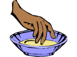 Sticker Custom Preview Image #067566 Hands Handswith Objects Bowl