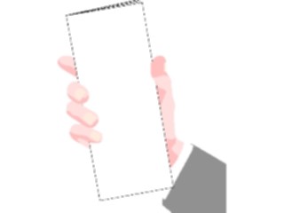 Sticker Custom Preview Image #067568 Hands Handswith Objects Brochure Frame1