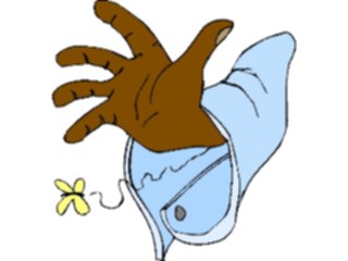 Sticker Custom Preview Image #067571 Hands Handswith Objects Butterflyin Sleeve