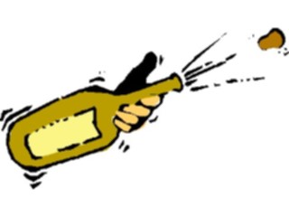 Sticker Custom Preview Image #067593 Hands Handswith Objects Champagne Bottle