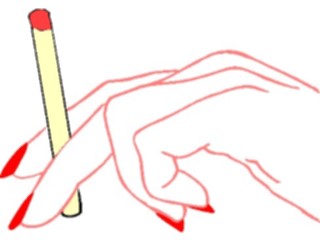 Sticker Custom Preview Image #067604 Hands Handswith Objects Cigarette3