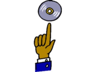 Sticker Custom Preview Image #067608 Hands Handswith Objects Compact Disc