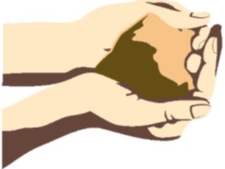 Sticker Custom Preview Image #067622 Hands Handswith Objects Dirt Pile