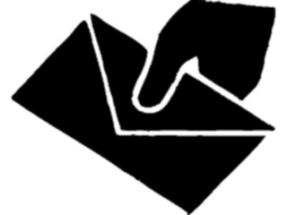 Sticker Custom Preview Image #067626 Hands Handswith Objects Envelope