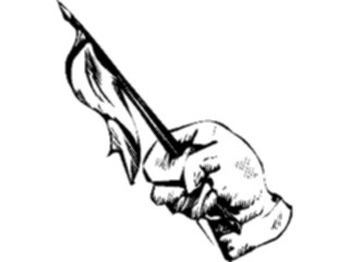 Sticker Custom Preview Image #067632 Hands Handswith Objects Flag2