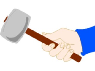 Sticker Custom Preview Image #067642 Hands Handswith Objects Gavel2
