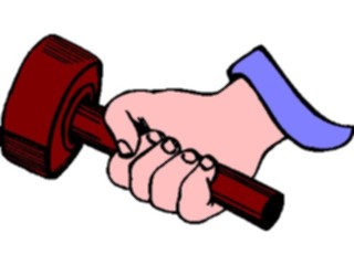 Sticker Custom Preview Image #067643 Hands Handswith Objects Gavel3