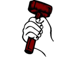 Sticker Custom Preview Image #067644 Hands Handswith Objects Gavel4