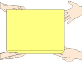 Sticker Custom Preview Image #067659 Hands Handswith Objects Handing Over Box