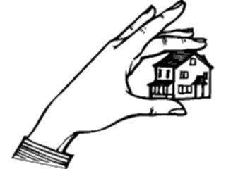Sticker Custom Preview Image #067695 Hands Handswith Objects House