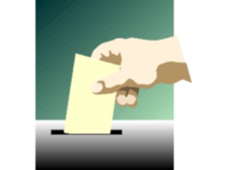 Sticker Custom Preview Image #067697 Hands Handswith Objects Inserting Ballot