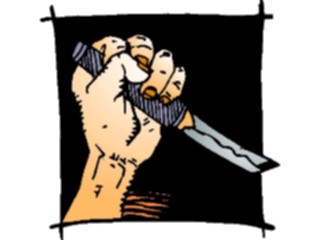 Sticker Custom Preview Image #067703 Hands Handswith Objects Knife2