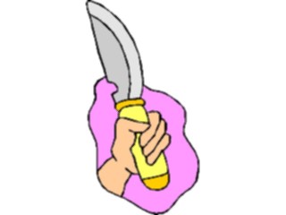 Sticker Custom Preview Image #067707 Hands Handswith Objects Knife6