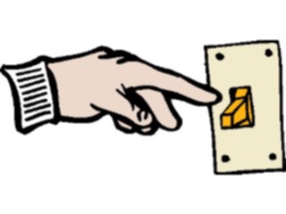 Sticker Custom Preview Image #067711 Hands Handswith Objects Light Switch