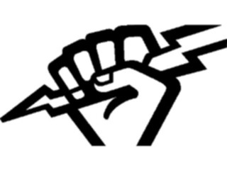 Sticker Custom Preview Image #067714 Hands Handswith Objects Lightning