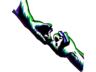 Sticker Custom Preview Image #067715 Hands Handswith Objects Linked