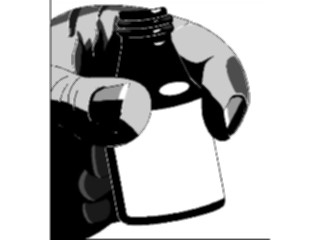 Sticker Custom Preview Image #067720 Hands Handswith Objects Medicine Bottle