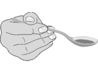 Sticker Custom Preview Image #067721 Hands Handswith Objects Medicine Spoon