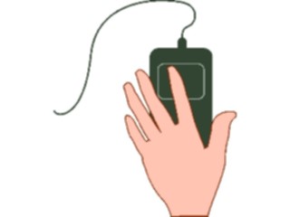 Sticker Custom Preview Image #067737 Hands Handswith Objects Mouse5