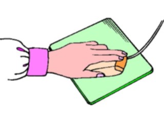 Sticker Custom Preview Image #067739 Hands Handswith Objects Mouse7