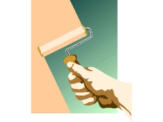 Sticker Custom Preview Image #067745 Hands Handswith Objects Paint Roller