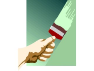 Sticker Custom Preview Image #067747 Hands Handswith Objects Paintbrush2