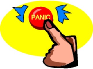 Sticker Custom Preview Image #067752 Hands Handswith Objects Panic Button