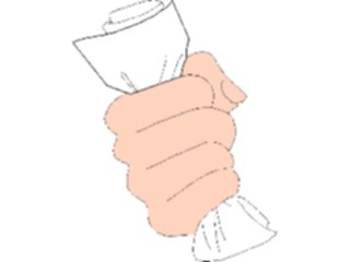 Sticker Custom Preview Image #067756 Hands Handswith Objects Paper04