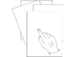 Sticker Custom Preview Image #067757 Hands Handswith Objects Paper05