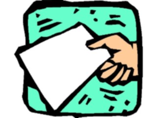 Sticker Custom Preview Image #067759 Hands Handswith Objects Paper07