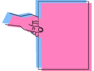 Sticker Custom Preview Image #067764 Hands Handswith Objects Paper12