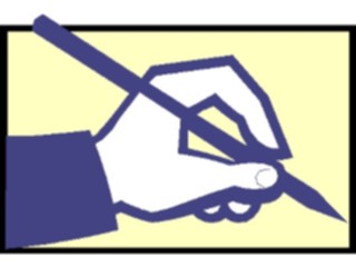 Sticker Custom Preview Image #067768 Hands Handswith Objects Pen02