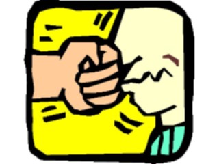 Sticker Custom Preview Image #067815 Hands Handswith Objects Punching Face