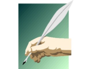 Sticker Custom Preview Image #067819 Hands Handswith Objects Quill1