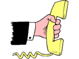 Sticker Custom Preview Image #067887 Hands Handswith Objects Telephone Receiver1