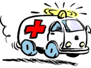 Sticker Custom Preview Image #067923 Health Medical Cartoons Ambulance01