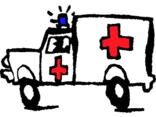 Sticker Custom Preview Image #067925 Health Medical Cartoons Ambulance03