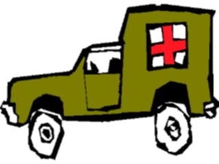 Sticker Custom Preview Image #067926 Health Medical Cartoons Ambulance04