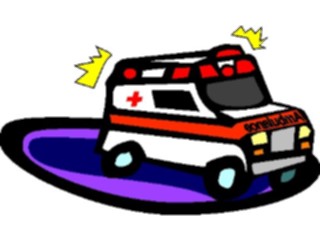 Sticker Custom Preview Image #067928 Health Medical Cartoons Ambulance06