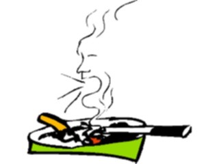 Sticker Custom Preview Image #067935 Health Medical Cartoons Ashtray1