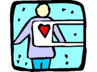 Sticker Custom Preview Image #067947 Health Medical Cartoons Big Heart