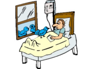 Sticker Custom Preview Image #067949 Health Medical Cartoons Birdsin Room