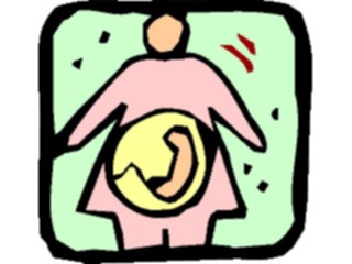 Sticker Custom Preview Image #067951 Health Medical Cartoons Birth Process1